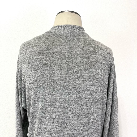 Aritzia- Wilfred Free Heather Gray Long Zlata Open Cardigan Size XS. - Picture 7 of 8